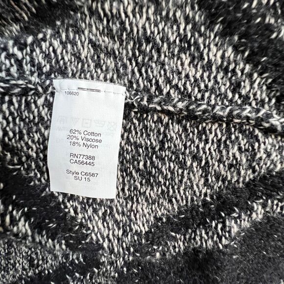 Madewell Womens Sweater All Angels Diamond Open Cardigan Sz S Grey Dolman Sleeve - Picture 9 of 9